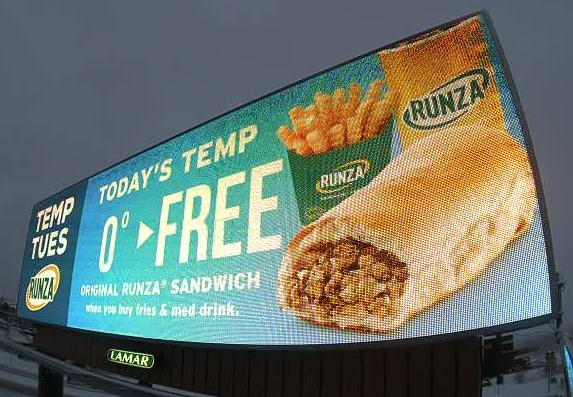 LamarOmaha's tweet photo. We know what we're having for lunch today (and maybe dinner too)! #TemperatureTuesday @Runza https://t.co/TlnJunpJ9l