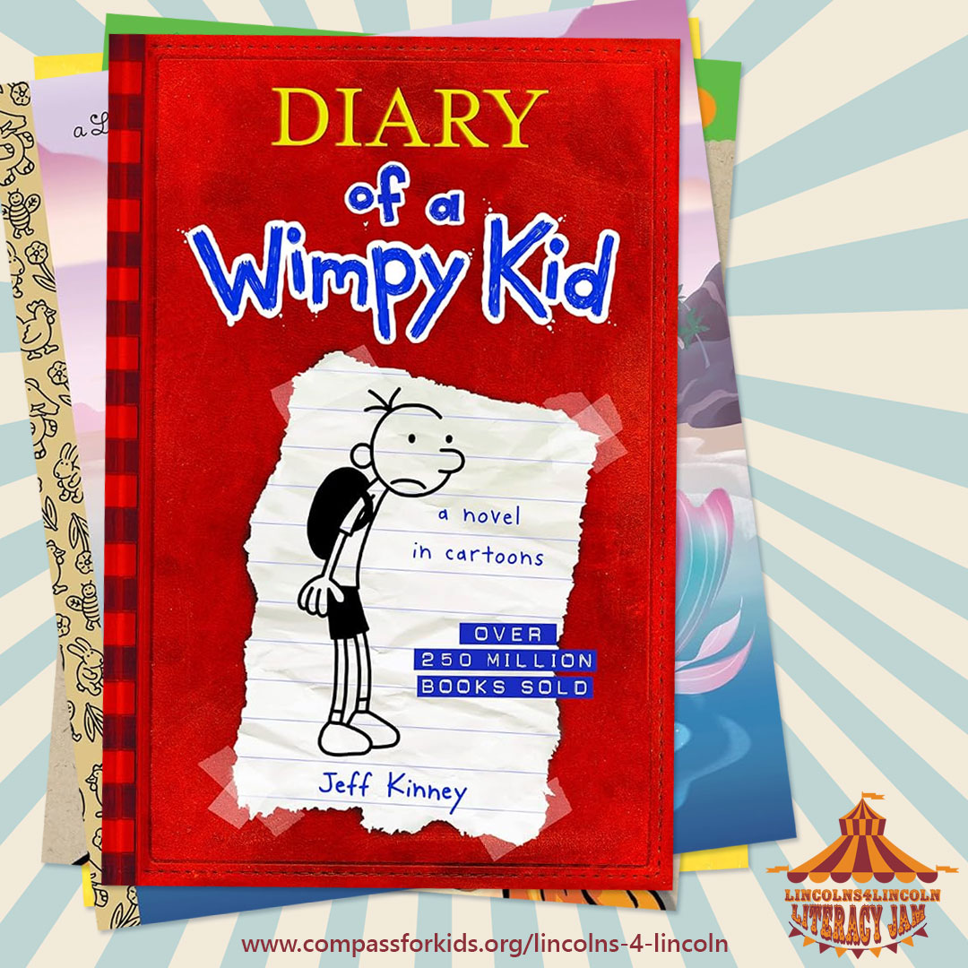 ALPLM's tweet photo. As part of the #ALPLM #LiteracyJam on February 10, we ask you to donate books that students served by the #CompassforKids program have specifically requested. One book on the list is βDiary of a Wimpy Kidβ by Jeff Kinney. https://t.co/3TsbP5IhBY.
#Lincolns4Lincoln #Readathon https://t.co/VES8NfnAcW