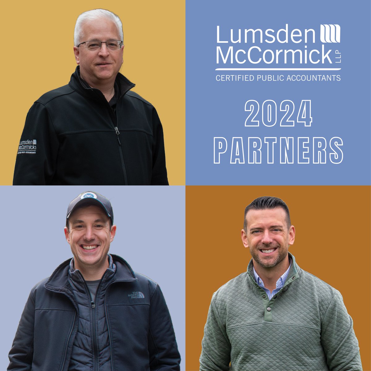 We are thrilled to announce our 2024 partner promotions! Congratulations to Tim, Mark, and Bob! Check back as we feature each new partner daily throughout the week.