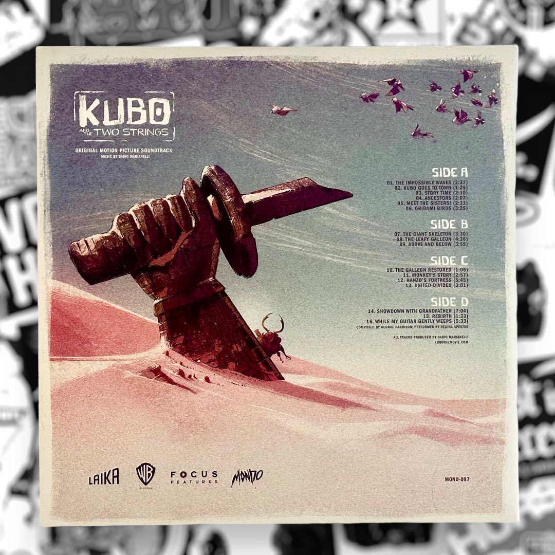 ThatWeekendWar's tweet photo. Kubo and the Two Strings (Original Motion Picture Soundtrack)
Pressed on 180 GM Vinyl
Fav song: “Story Time”
🎸🏯🏮

#turntabletuesday #moviesoundtrack #mymondo #laikastudios https://t.co/o0C0Mt2glO