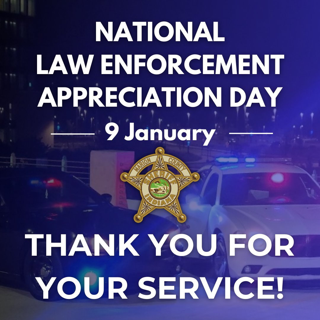 🚔⭐ On National Law Enforcement Appreciation Day, we want to extend our heartfelt gratitude to the dedicated folks of MCSO & all who protect our community! Your commitment to keeping us safe does not go unnoticed, and we are truly thankful for your unwavering dedication