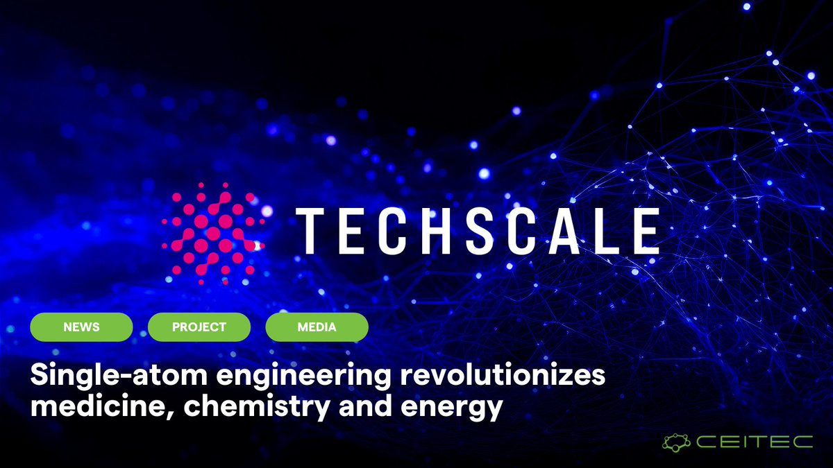 CEITEC_Brno's tweet image. The @CatrinUP @PumeraGroup and @CharlesUniPRG Technology Beyond Nanoscale (#TECHSCALE) project will use the breakthrough method of single-atom engineering 🚀
Read more about the project in our common press release⬇️
ceitec.eu/single-atom-en…
#CEITECScience @FutureEnergyLab