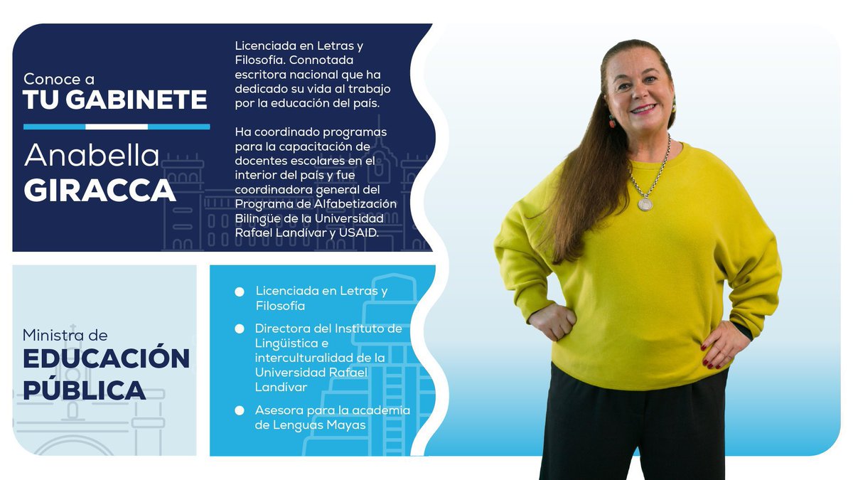 HoraNoticiero's tweet photo. 🚨ATENCIÓN🚨

👉La nominada ministra de Educación , Annabella Giracca quien estuvo escondida por un año en Mexico.

👉Por el caso de robo de Q1 mil millones. https://t.co/Lckn0GRNRP