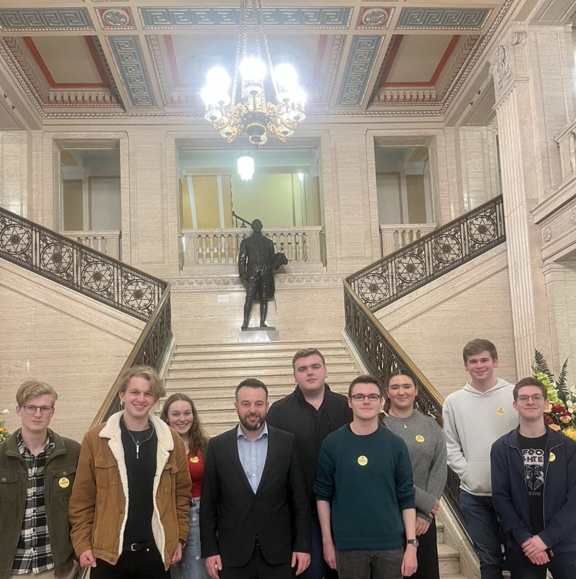Thank you to all who supported our activism and activities in semester 1! We had conversations with @sdlplive and @NewIrelandComm about the future, discussed night safety with @ReclaimtheNight and toured both Stormont and City hall! Looking forward to more in 2024 🌹🕊️