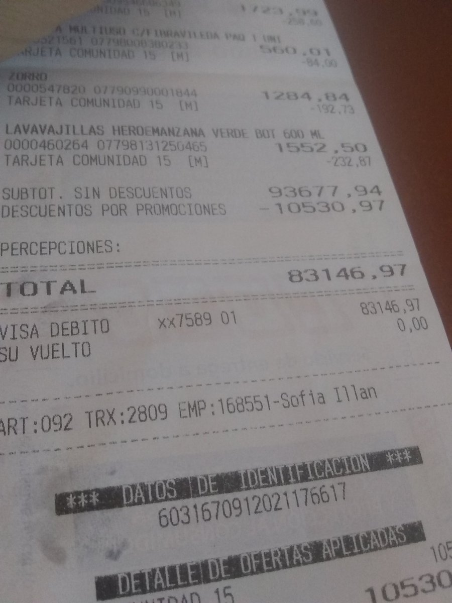 CesarOmarPere10's tweet photo. @C5N Libertontos dejen de soñar con quimeras este vino a terminar el trabajito de Macri. El poder adquisitivo lo tiró abajo este hdp. Soy discapacitado y los primeros días de diciembre compré mí canasta básica mensual personal y gaste 68 mil $ , recién gaste 93 y no llegue a la mitad. https://t.co/L8CwAuJFJ1