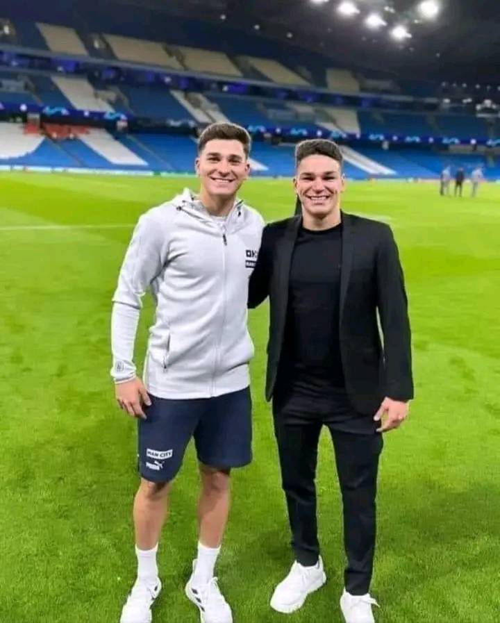 TrollFootball's tweet photo. Julian Alvarez’s brother looks more like Julian than Julian himself https://t.co/97Y7MLNA9l