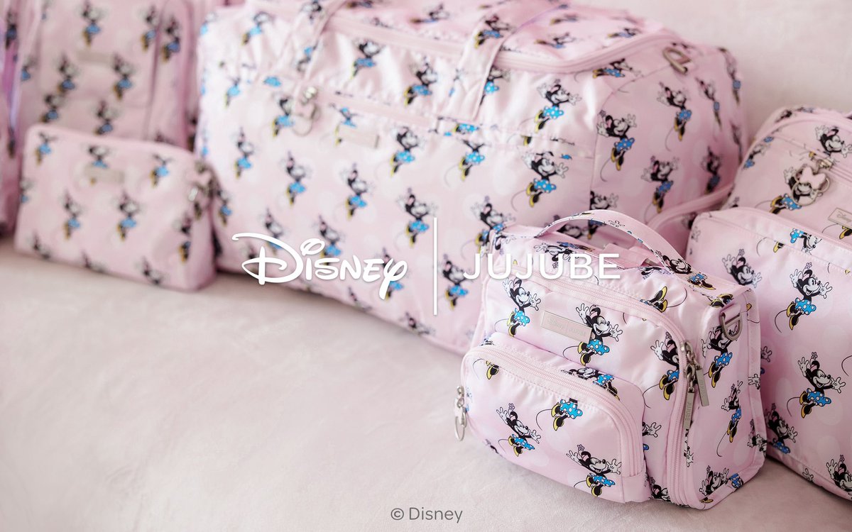 jujube_intl's tweet photo. With its release coinciding with National Polka Dot Day, the limited edition Be More Minnie diaper bag line from Disney | JuJuBe honors Minnie Mouse and her always chic fashion sense with 10 bag styles to choose from: https://t.co/Bl7KMbP2xm https://t.co/NtK2xRJbzW