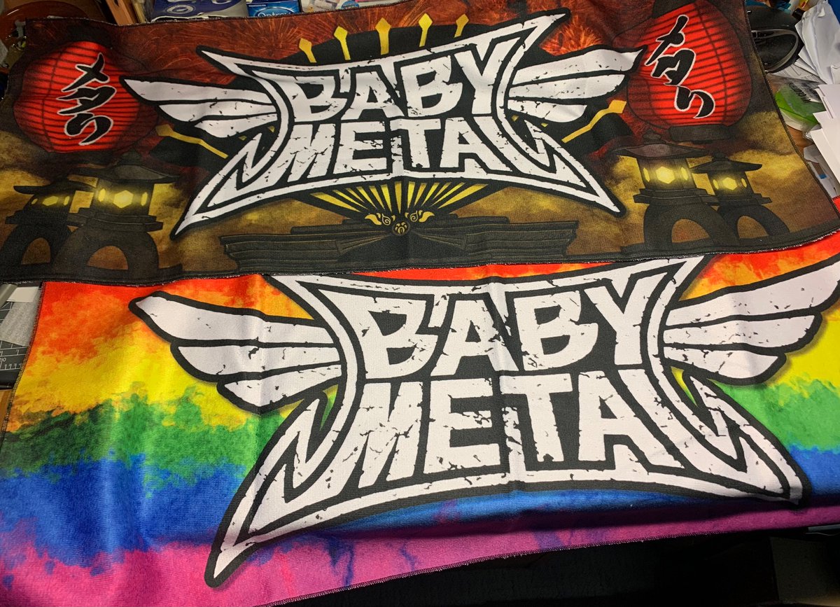 Since I’m terrible at getting round to things I finally opened my Metalli towel as useful <a href="/lilmetaldeath/">META-ᴸ!ˡ|¥ • 🏮🪭</a> has done a fantastic job with both of them