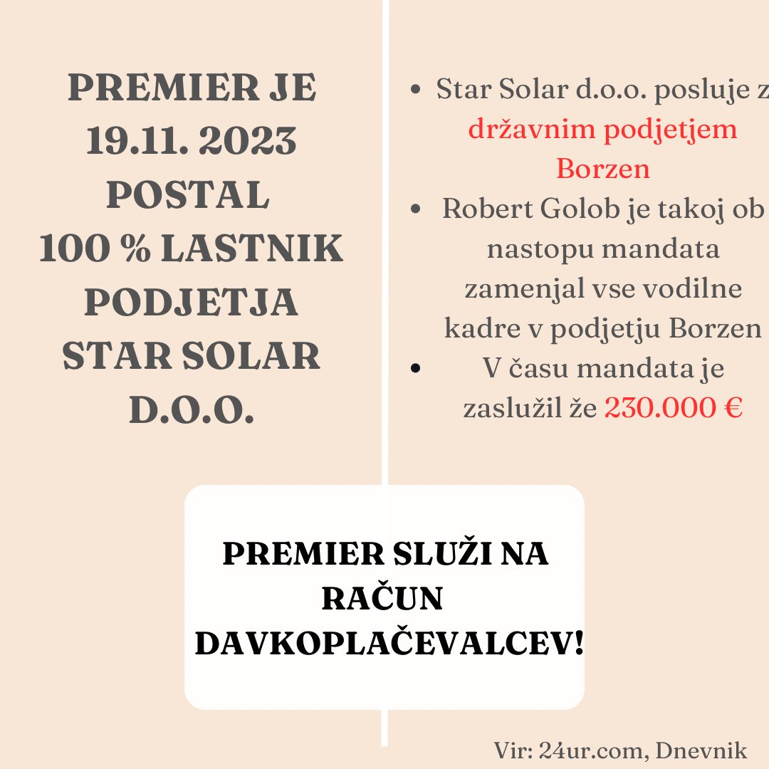 Golob, čas je za odstop!!!