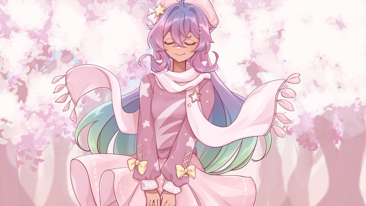 tsuqinoa's tweet photo. Hi #PortfolioDay 🌟
I'm Qino, an illustrator who enjoys idols and drawing colorful and/or atmospheric pieces ♪ 

Currently working on my scene/composition skills 🫡 https://t.co/paCttSqh9d
