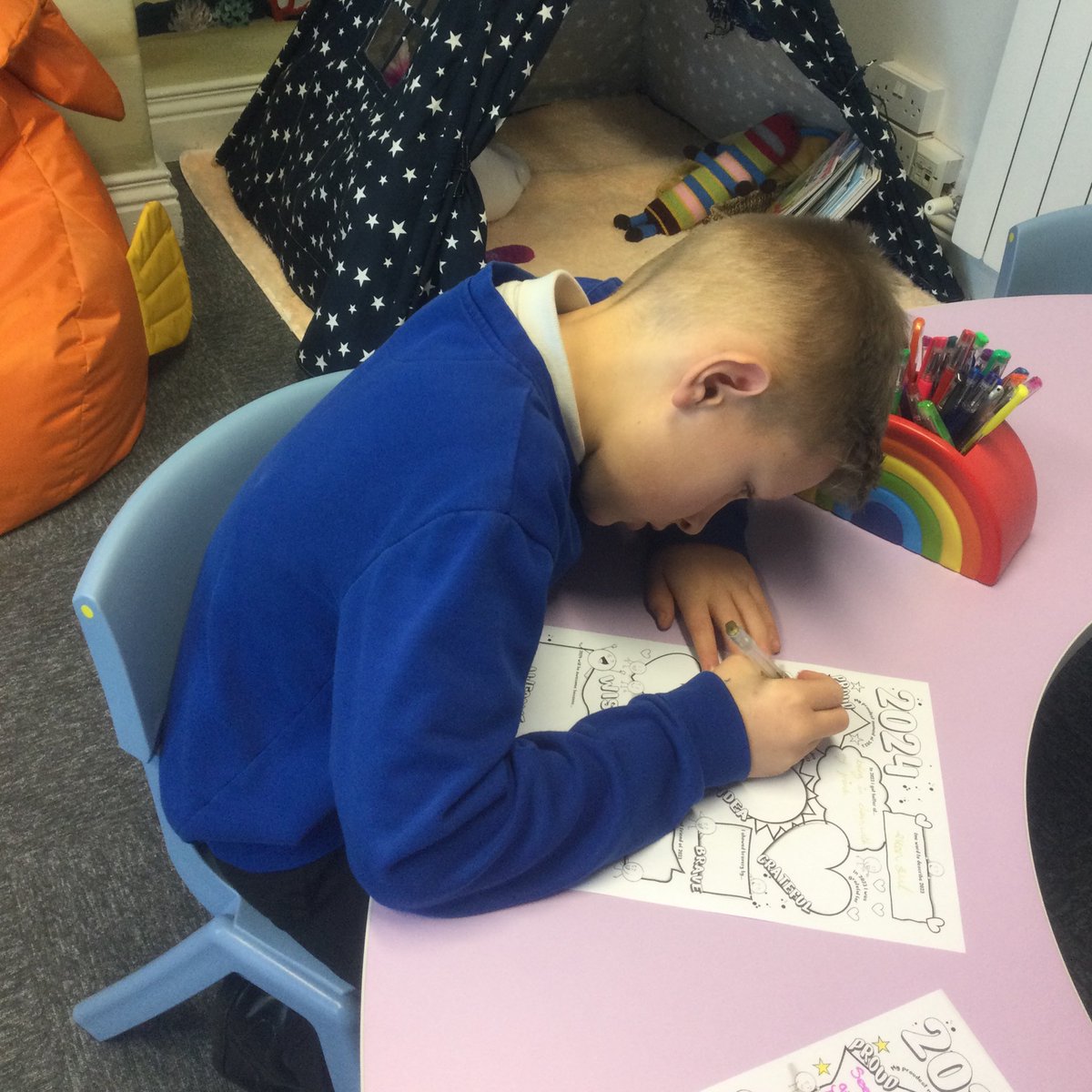 DeltaHighfields's tweet photo. 🌈Today we spent some time reflecting on 2023 and what we look forward to this year. "It's a great opportunity for a fresh start Miss" @DeltaTrust_Org @ThriveApproach #lookingforwards @HPAThrive https://t.co/reKhxldw3k