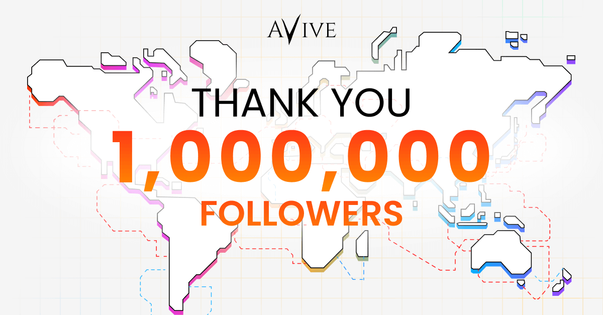 🎖️ 1M followers unlocked! 

#AviveApp 's vibrant community and the vision of decentralization unite us. 

Thank you for your unwavering support!  Let's keep changing the game!

#AviveCitizens #AviveTestnet #AviveWorld #Avive