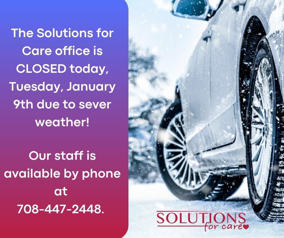 Our office is closed today, Tuesday, January 9th due to sever weather. Our staff is still available by phone at 447-2448. 

For the clients that had appointments scheduled for today, the appointment will take place over the phone and they can drop off documents later this week.