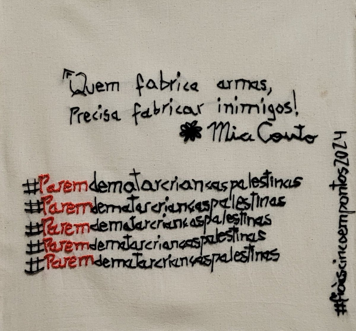 PALESTINA LIBRE!!
Marisa Silva,  Rio de Janeiro,  Brasil
#palestinalliure #librepalestina #Palestine_Genocide #PalestineFree #PalestinaLibre