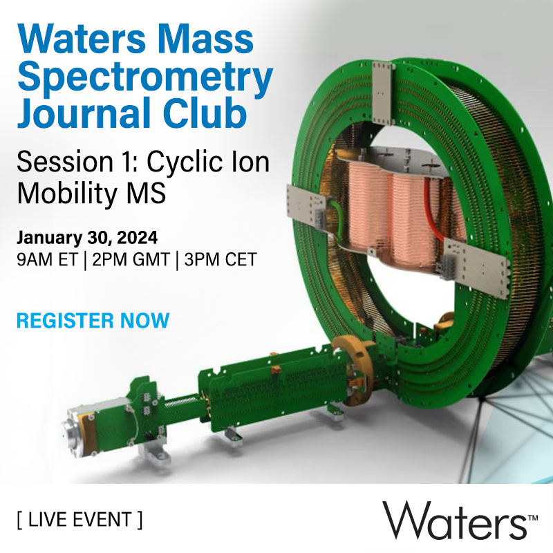 New in 2024: Welcome to the Waters Journal Club where we discuss and share ideas on scientific content with the MS community. Follow the link to register and download the paper: bit.ly/3RNQkK3