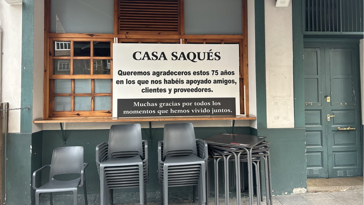 vocescoruna's tweet photo. Casa Saqués se despide de los coruñeses: «Queremos agradeceros estos 75 años» https://t.co/tt3mByBkSv https://t.co/2NDT17YX7y