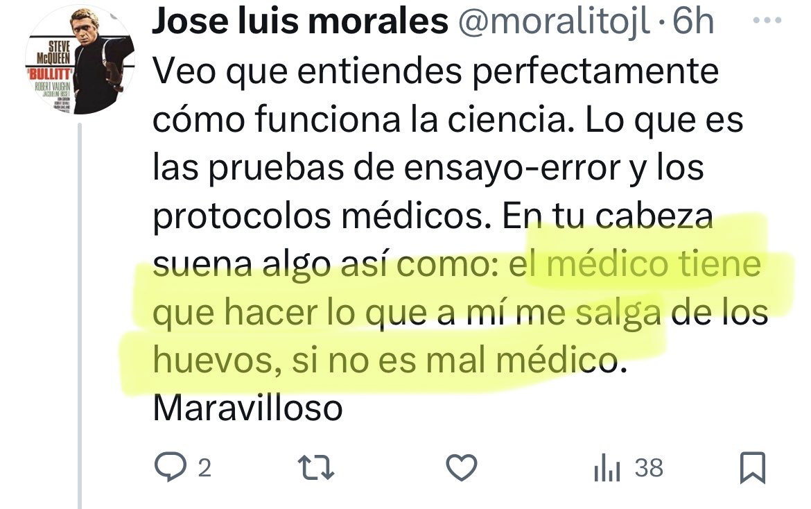 moralitojl's tweet photo. @GabiPizarro12 Gracias por reafirmar mis tuit. Huevos, cojones,…parece que para ti, tus testículos son una deidad https://t.co/WJHuVJa7hX