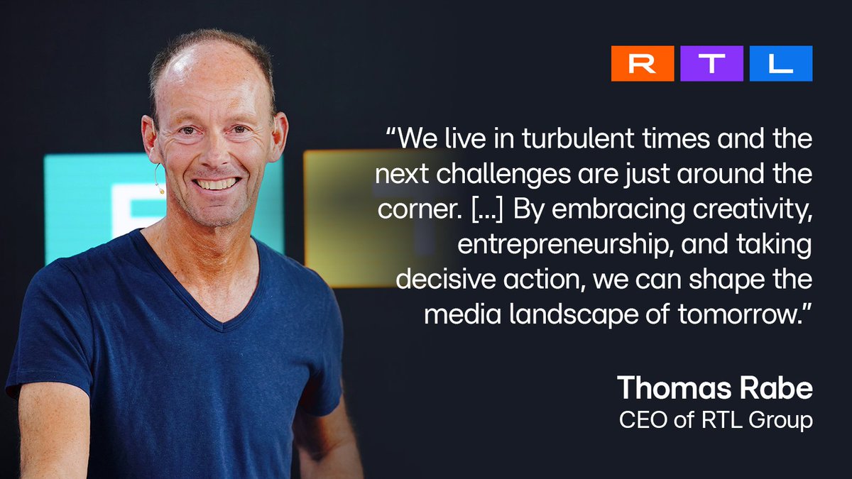 rtlgroup's tweet photo. Thomas Rabe, CEO of RTL Group, discusses the unique opportunity created by the transformation of the European media industry in his editorial for TV Key Facts – a magazine from @RTL_AdAlliance on the latest #TotalVideo trends.

🔗 Read the article: https://t.co/zte4OnIvUH https://t.co/RhhL151Nqe