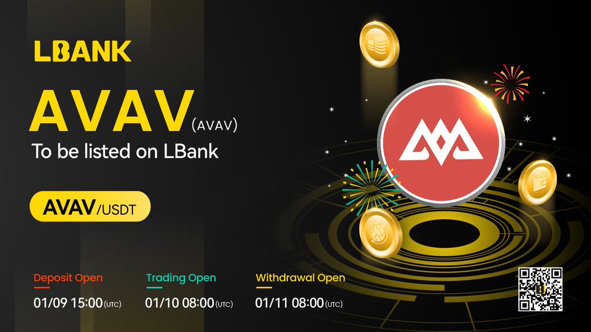 🎉New #listing

💎 $AVAV (AVAV) Will Be Listed in LBank Innovation Zone! <a href="/Avascriptions/">Avascriptions</a> 

🚀Details: support.lbank.com/hc/en-gb/artic…