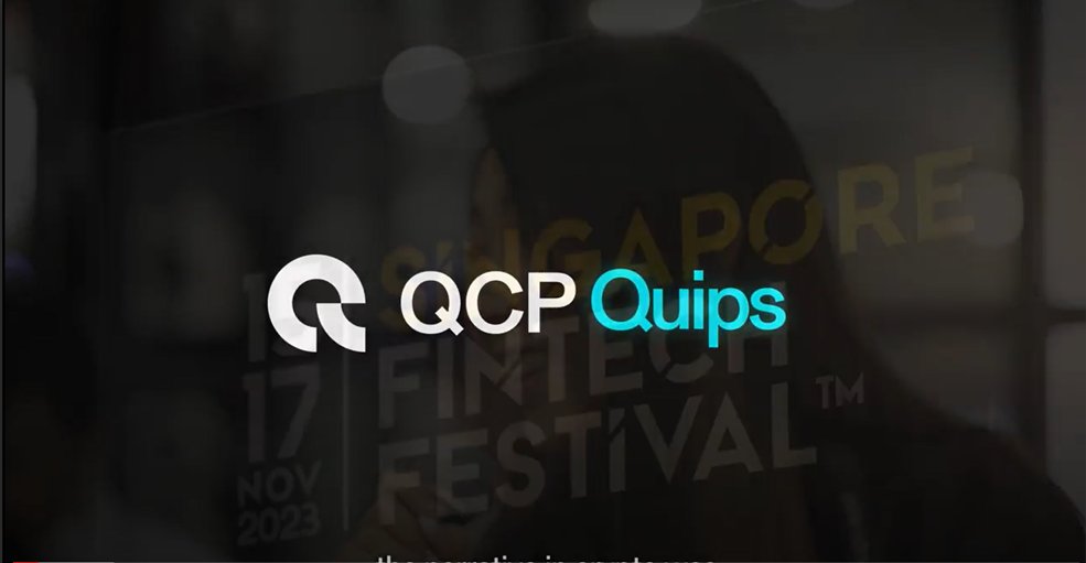 We're also kicking off 2024 with QCP Quips from our time at @sgfintechfest last year where @dariussitzl was a speaker and we supported the Future of Finance Trading Portal by @MAS_sg. Together with our friends, we also share our thoughts on how digital assets will evolve and…