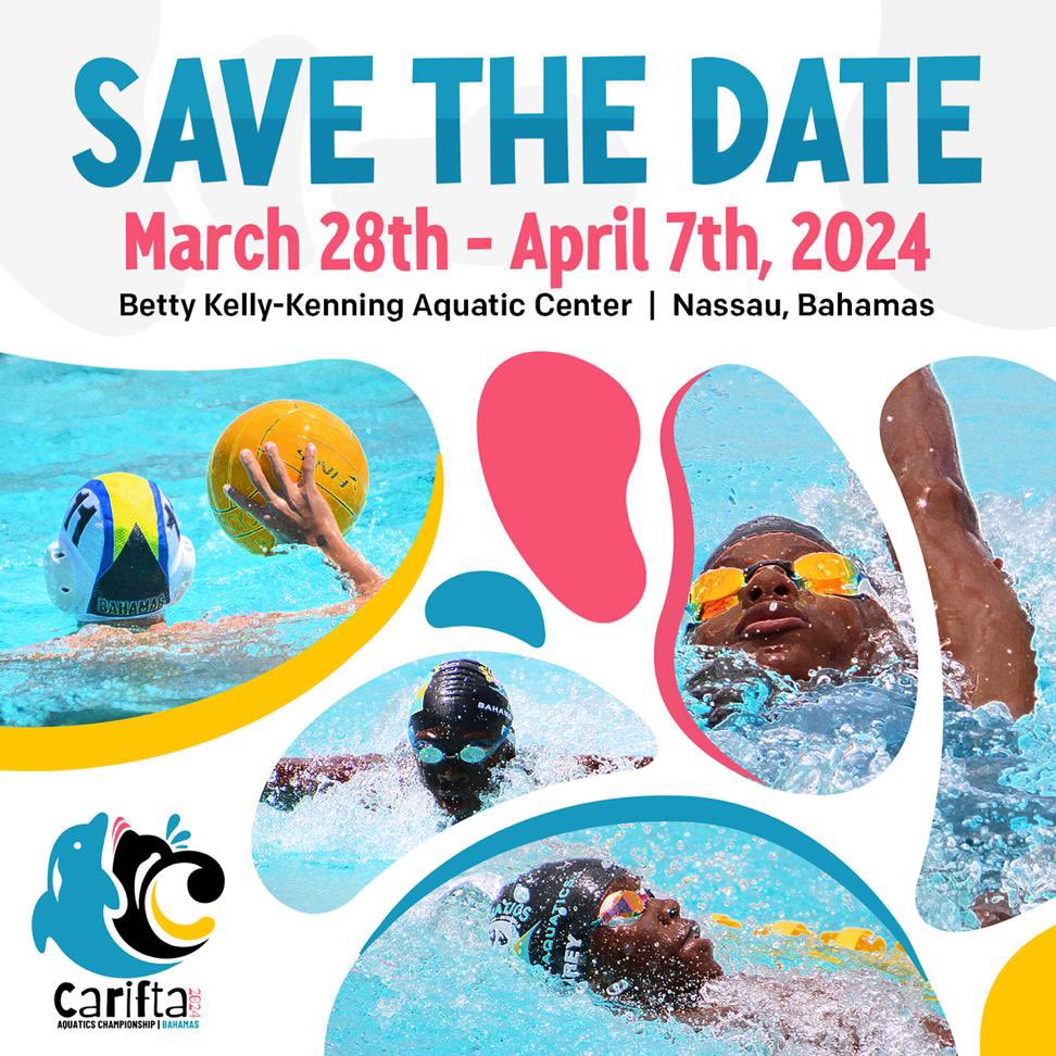 CariftaAquatics's tweet photo. Dive into the excitement!  The world's young  aquatic elite will converge for an unforgettable display of strength and precision!

Team Bah the returning champs hope to defend their title!

#RoadToGold #teamBAH #bahamasaquatics #2024CariftaAquaticsChampionships https://t.co/QSGIxtlYeS