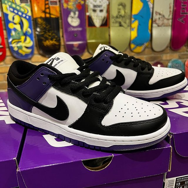 dunk court purple outfit