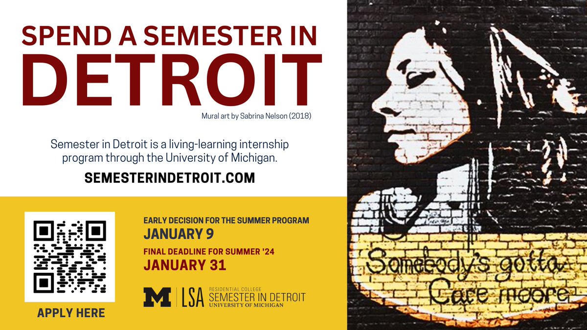 Today's the day! Early decision deadline for SiD's summer program. Get your application completed today - you can have your recommendation letter submitted later this month. tinyurl.com/26xfefvn