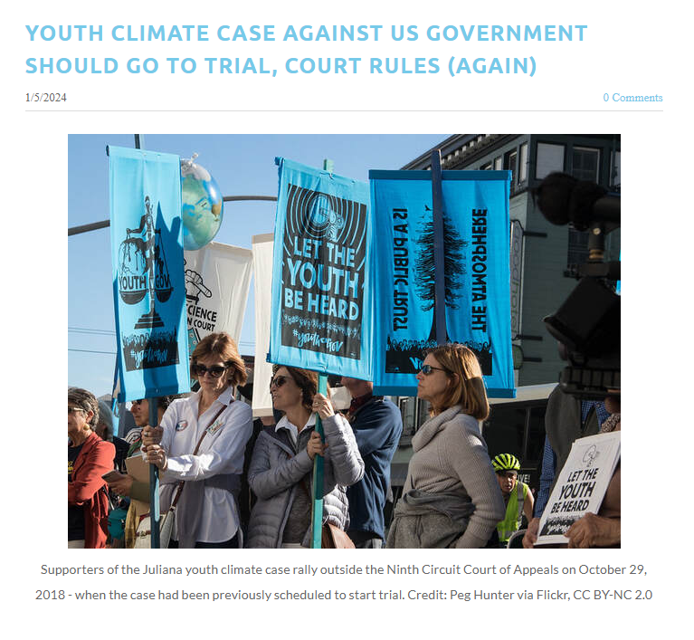SabinCenter's tweet photo. ⚖️🏞️A federal trial court judge in Oregon has rejected the government’s latest efforts to halt the Juliana v. US #climatecase. “There are hurdles [at this stage]... I think there’s going to be a strong impulse to try to block this,” said @MichaelGerrard: https://t.co/YlmkWmPgi9 https://t.co/BzaY03juoI