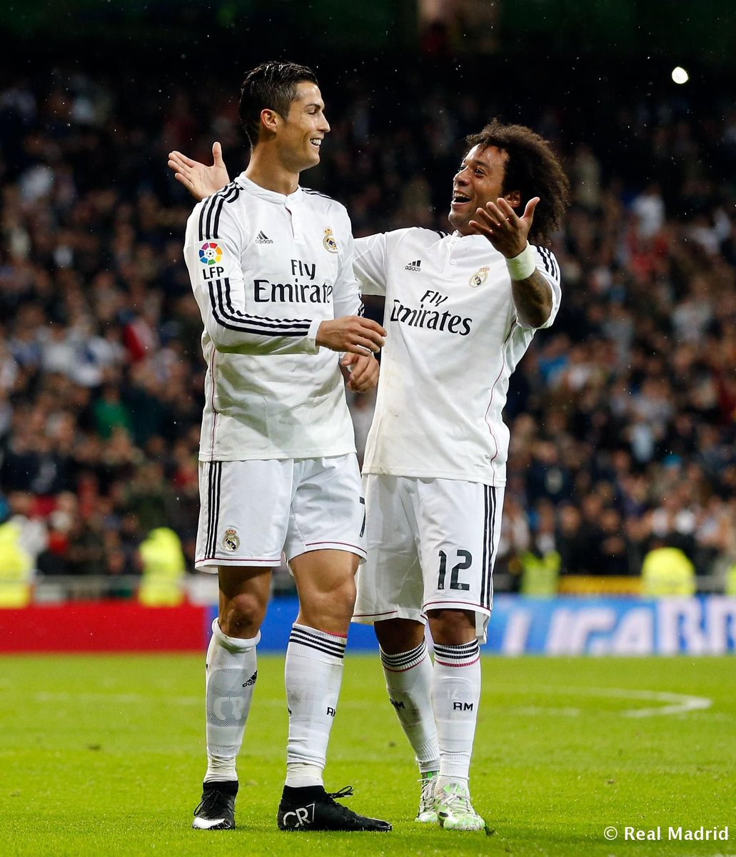 luuzgutierrez2's tweet photo. Cristiano Ronaldo and Marcelo, an inseparable duo on and off the football field, crafted a compelling story of camaraderie, triumphs, and enduring friendship. Their journey together began at Real Madrid, where their bond became the heartbeat of the team.

Ronaldo, with his unmatched goal-scoring prowess, and Marcelo, the dynamic Brazilian full-back, formed a partnership that mesmerized fans globally. The synergy between them was more than just teamwork; it was a connection rooted in mutual respect and understanding. Together, they played pivotal roles in Real Madrid's consecutive UEFA Champions League victories, etching their names in football history.

Beyond the pitch, Ronaldo and Marcelo's friendship blossomed. Their playful banter, shared celebrations, and mutual support created a positive atmosphere within the squad. Marcelo's infectious energy complemented Ronaldo's steely determination, creating a dynamic that inspired the entire team.

The duo's camaraderie extended beyond the confines of Real Madrid when Ronaldo made a surprising move to Juventus. Despite the distance, their friendship endured, showcasing the depth of their bond. Marcelo, in interviews, often spoke fondly of Ronaldo, reminiscing about their shared experiences and the indelible mark they left on the football world together.

As they ventured into new chapters of their respective careers, Ronaldo and Marcelo remained connected. Their friendship became a symbol of loyalty and camaraderie in the transient world of professional football. Even as they faced new challenges and wore different jerseys, the spirit of their partnership continued to resonate, leaving an enduring legacy that transcends the boundaries of the game.

In the annals of football history, the story of Ronaldo and Marcelo is not just about goals and victories; it is a testament to the enduring power of friendship, unity, and the profound impact that genuine connections can have, both on and off the field.