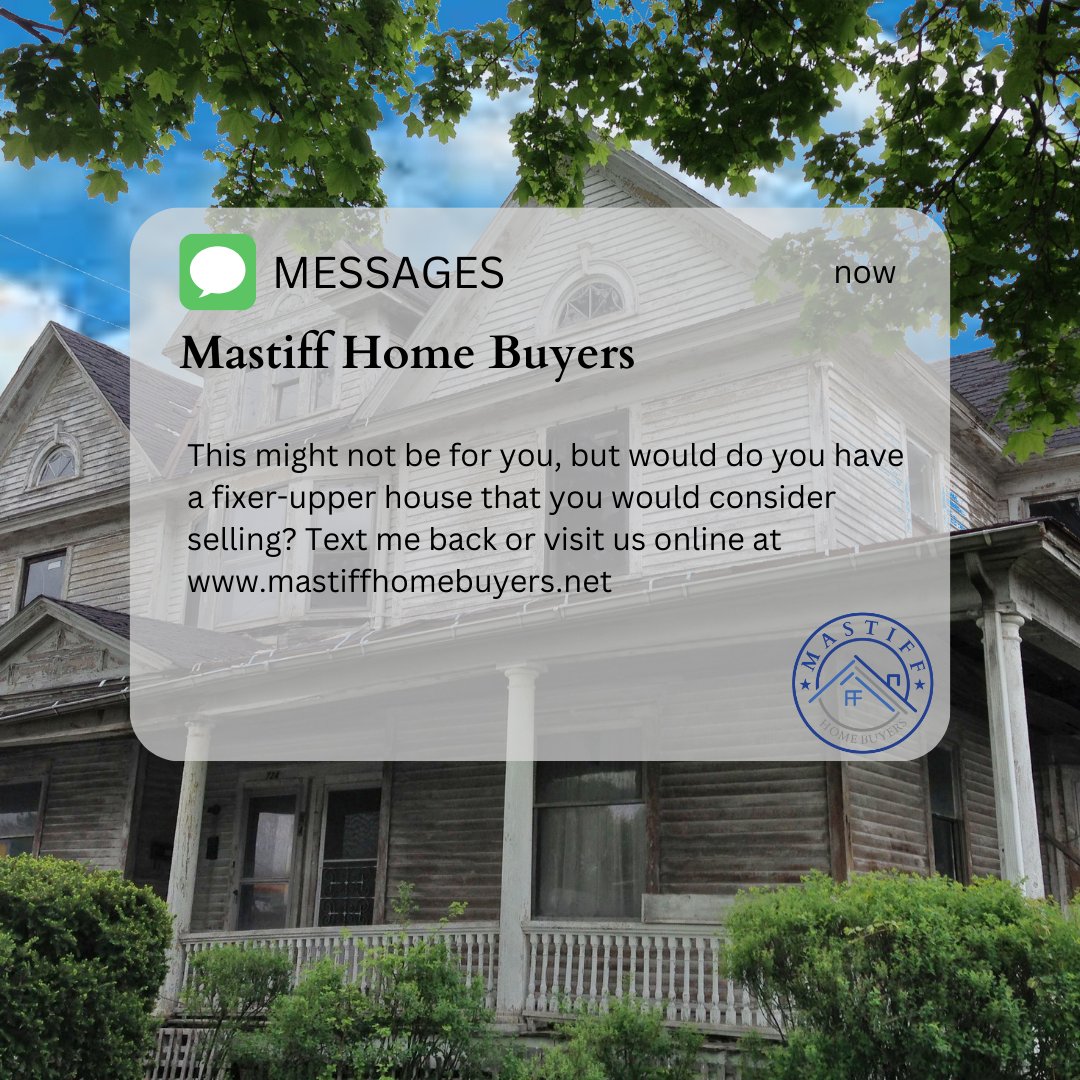 mastiffhome's tweet image. 💡 Ready for a fresh start? Sell your distressed property quickly and easily with Mastiff Home Buyers. Get a fair cash offer and close on your schedule. Learn more at mastiffhomebuyers.net or call 816-535-0076 today! #HassleFreeSale #PropertySolutions