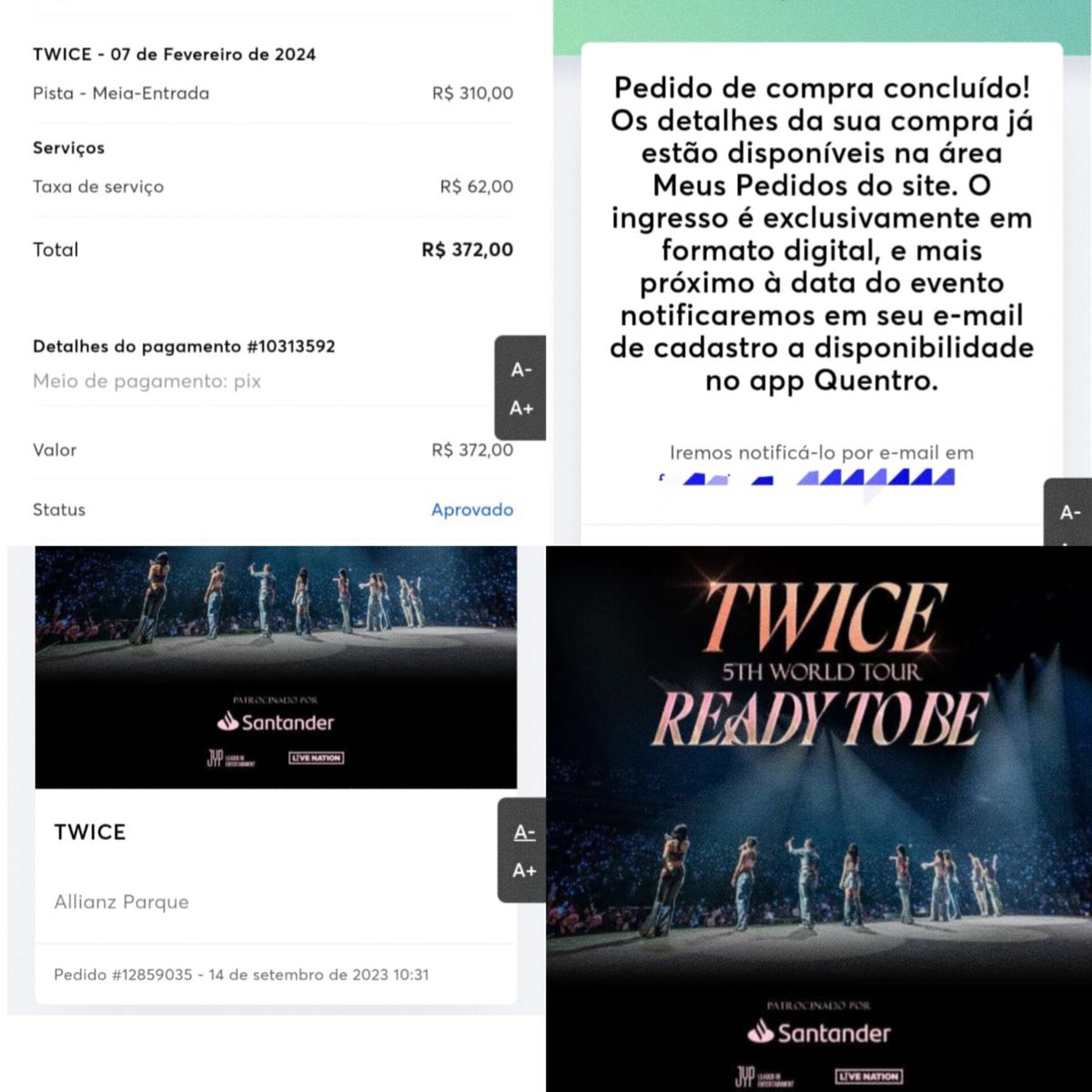 KstoreKoves's tweet photo. 🍭 VENDO/TROCO PISTA MEIA ESTUDANTE 07/02
💰Show Twice Brasil🏷
✨️Troco por Pista Premium 07/02(pago a diferença)
✨️Pfvor me ajudem, quero ficar no mesmo setor que meu amigo e estou vendendo pelo valor que comprei!
🍥 Tenho uma lojinha no Insta,  mando comprovantes... RT pls https://t.co/NOq7gTWbXG