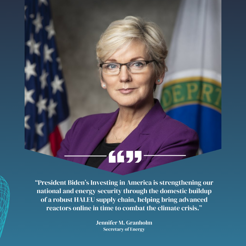 GovNuclear's tweet photo. BREAKING: @ENERGY seeks proposals to acquire enrichment services to help establish a reliable domestic supply of high-assay low-enriched uranium.
