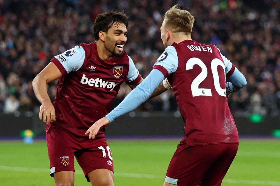 Confirmed: West Ham duo Jarrod Bowen and Lucas Paqueta are expected to be out for an extended period with injuries.

Bowen – AT LEAST a month

Paqueta – a month

<a href="/TheAthletic/">The Athletic</a>