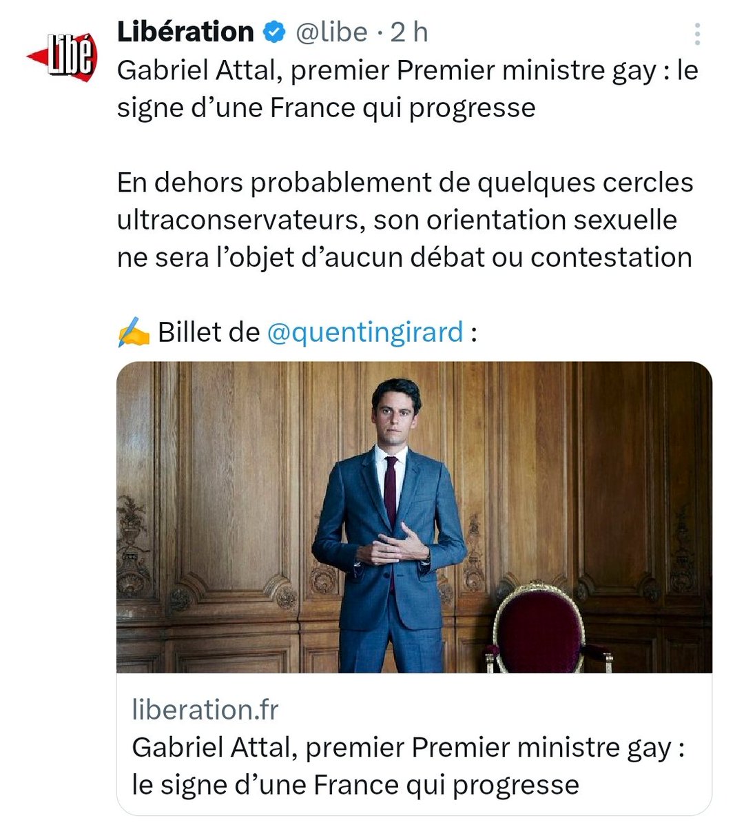 LanceurI's tweet photo. ⁉️ Mais que se passe t-il avec #GabyBug, #BeBeMacron ?
Tous les médias semblent lui accorder au moins une qualité : Être #Gay !!!
#GabrielAttal https://t.co/zROq2eLH5Q