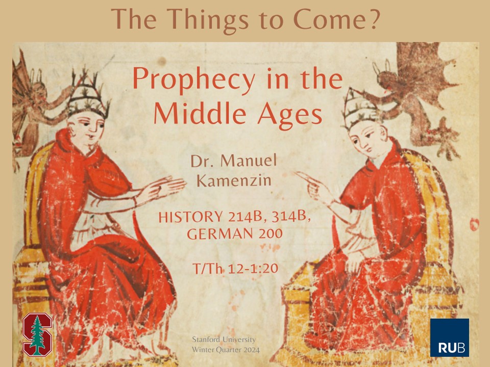 3mKa1's tweet photo. Beginning of the year, beginning of teaching. Looking forward to this. #medieval

Colloquium "Things to Come? Prophecy in the Middle Ages". https://t.co/n8Wjp9x4ct