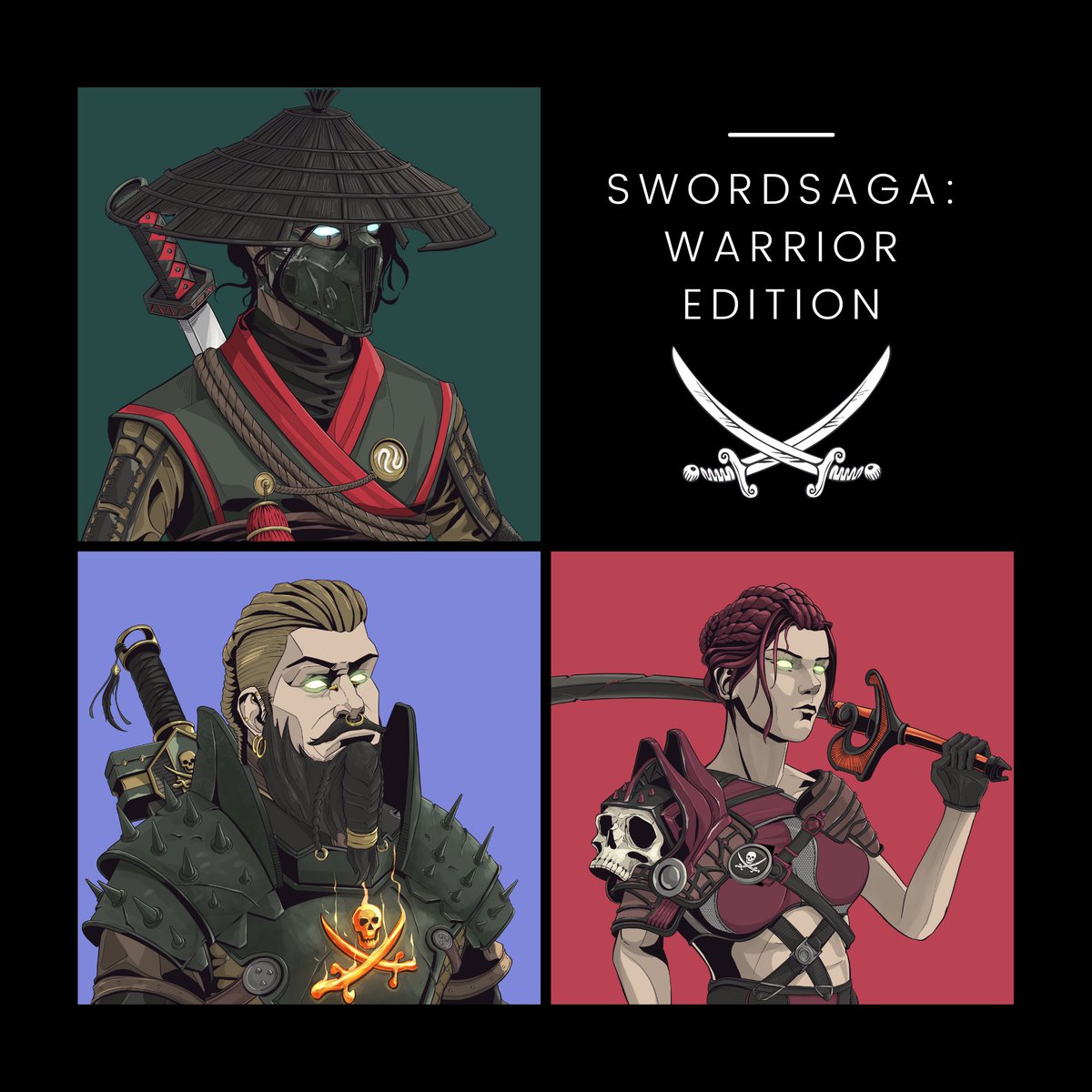 Loving my <a href="/Swordsaga_/">SwordSaga : Warrior Edition</a> $INJ NFT Mints!  
These images are super high quality 🤯