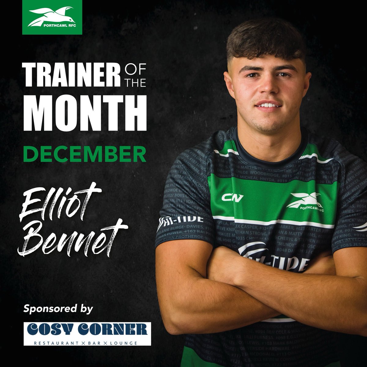 Congratulations to Elliot Bennet who has received the Trainer of the Month title for December 👏

Elliot’s effort in training have translated superbly on the pitch as he is consistently producing top quality performances.

 <a href="/CosyCornerL/">Asiad</a>

...
#TrainerOfTheMonth 🥇
#UppaGulls 
💚🖤