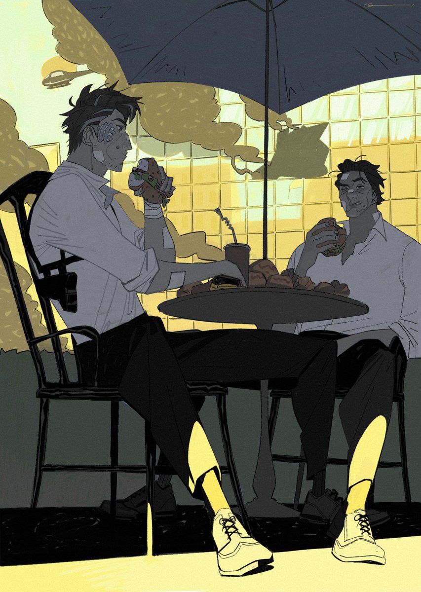 #spiderdads
特工au
“what a day”