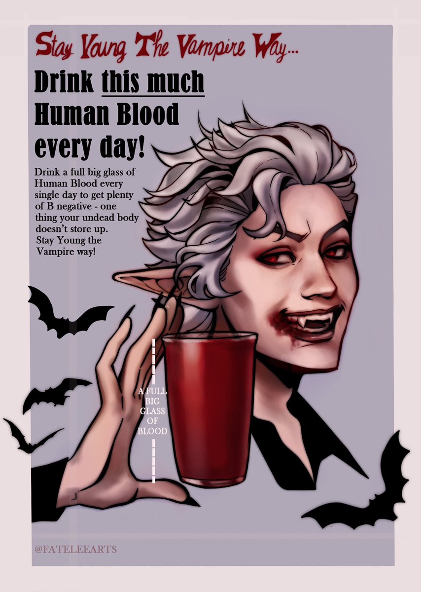 Stay young the Astarion way!🍷
#Astarion #BaldursGate3