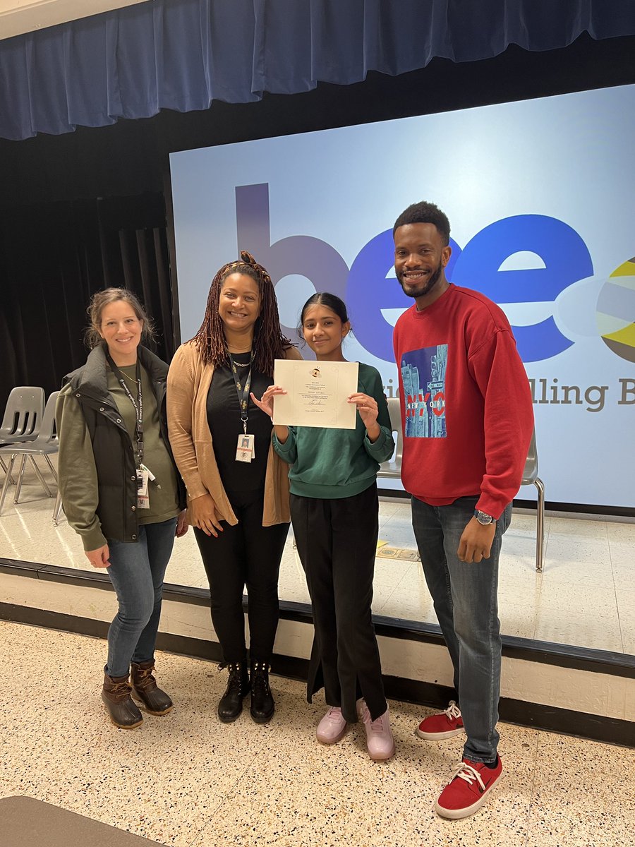 MrsRiceReads's tweet photo. All of our spellers did a fantastic job today! Congratulations to Mehak, Guilford’s spelling bee champion for the 2023-2024 school year @GuilfordEle @ro2till @MsMooreRocks23 https://t.co/xJvJSXOLmI