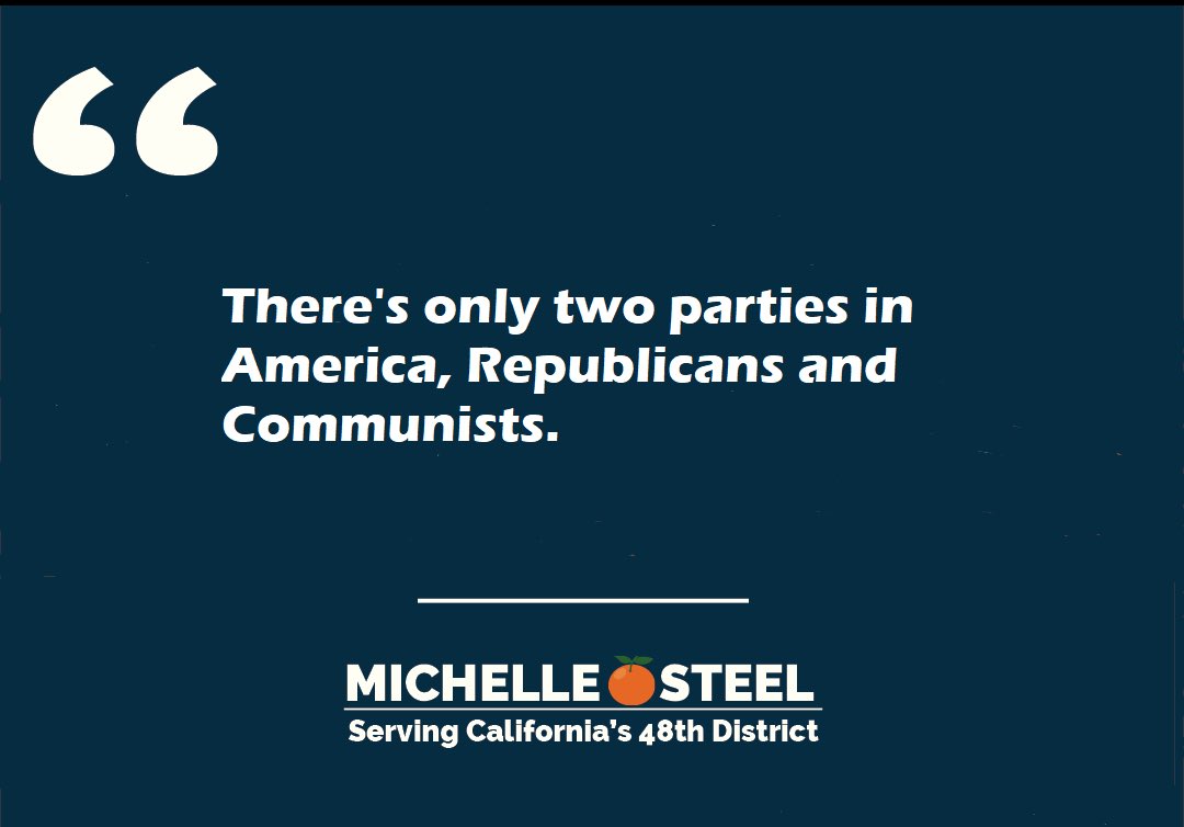 LarryTenney's tweet photo. @RepSteel Those are words others out in your mouth
Here's the real deal #ShitMichelleSays
It's not the accent or the challenge of ESL.
It's ignorance & stupidity https://t.co/pCqwUIRVRq