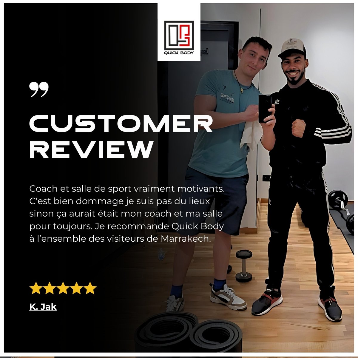 quickbody_org's tweet photo. Nothing makes us happier than a satisfied customer! Thank you for your feedback and for choosing us. β€οΈπ€π€
.
.
.
.
.
#quickbody #fitness #bienetre #weekend #offrespeciale #gym #fitnessmotivation #hijab #hijabfashion #hijabstyle #hijabgirl #bodybuilding #healthcare #wellness https://t.co/kakGov6wax