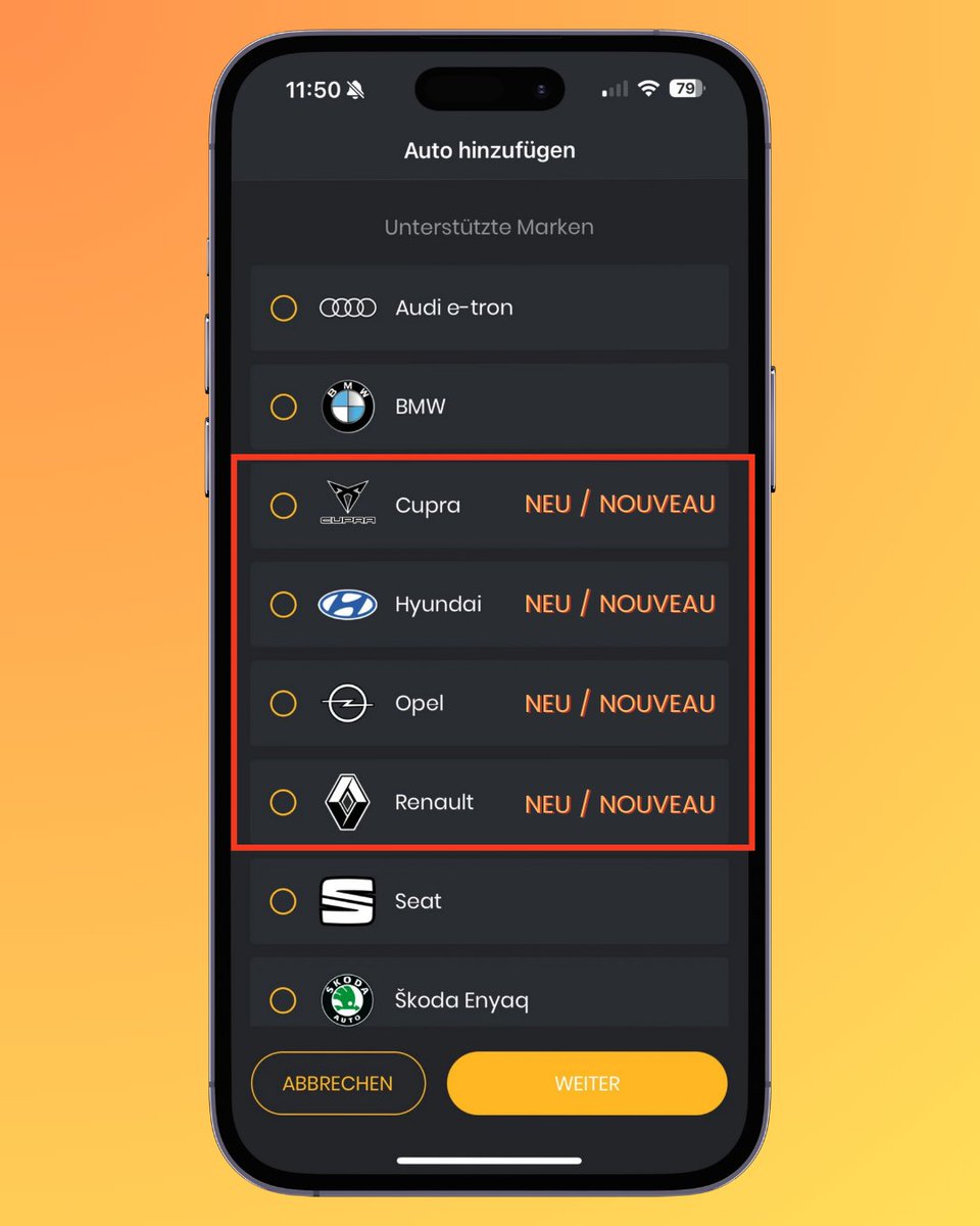 _solarmanager's tweet image. 😍 E-AutofahrerInnen der Marken @CUPRA , @Hyundai_DE , @Opel und @RenaultDE  aufgepasst! 🚀 Eure EVs funktionieren ab sofort auch mit State of Charge im Solar Manager. Viel Spass beim Zielladen in % #SolarManager