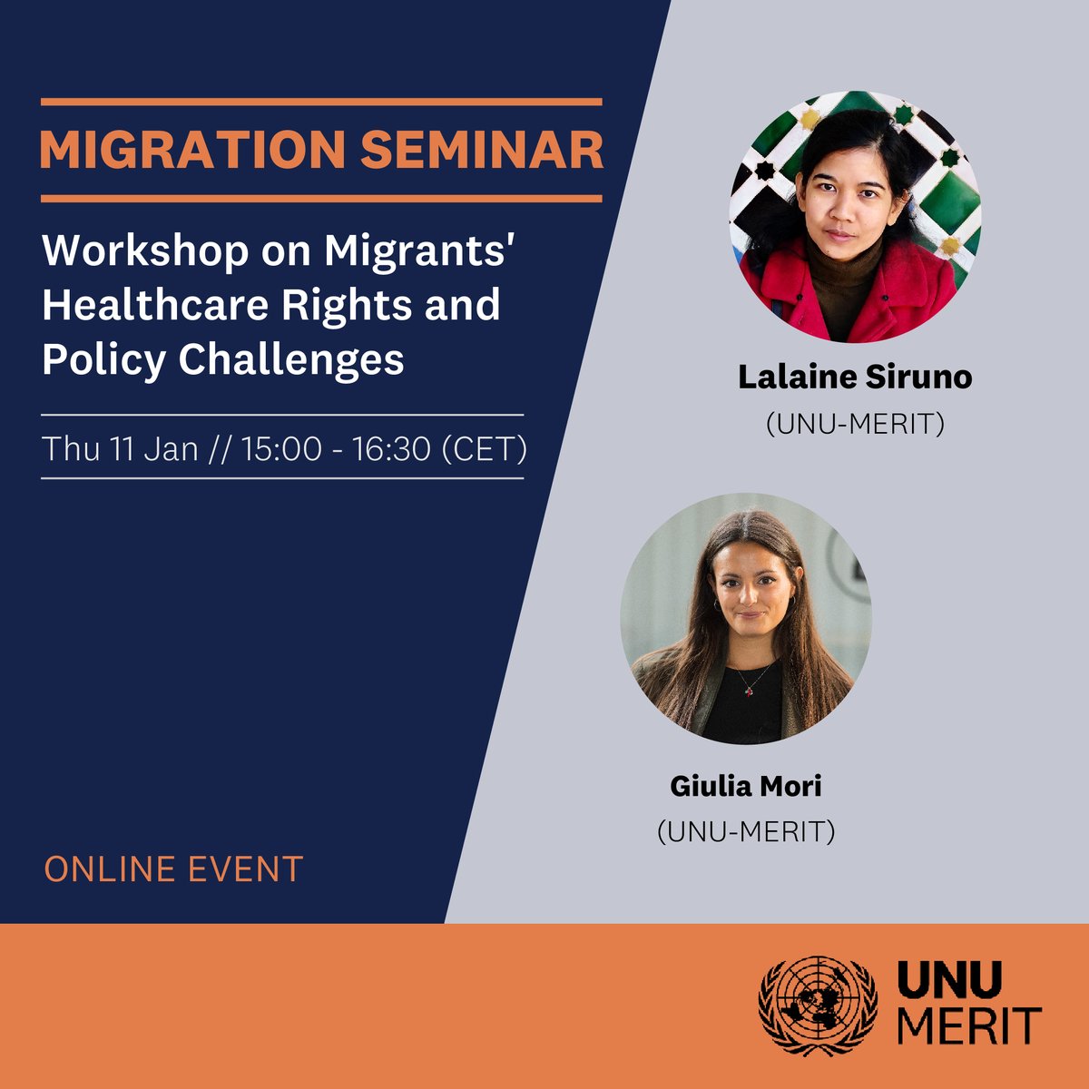 What are the main challenges in migrants' access and utilisation of healthcare services in their destination countries?

On Thursday, join this online workshop to hear <a href="/LalaineSiruno/">Lalaine Siruno</a> &amp; <a href="/_giuliamori/">Giulia Mori</a> discuss case studies from Italy and the Netherlands.

➡️ bit.ly/3HiSCL3