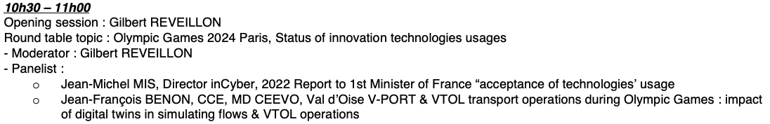 Revgigi's tweet photo. Dive into the future with the Opening Session led by myself ! 🚀 Join the round table discussion on 'Olympic Games 2024 Paris: Status of Innovation Technologies Usages' from 10:30 AM to 11 AM at #GlobalPavilion56039. 
It's a conversation you won't want to miss !! #CES2024 #CES2024W3TF #CES2024Web3TF #CES2024Web #CES2024Web3TokenizationFintech #CES2023W3T #TechRevolution #CES2024Countdown #CES2024Bigbang

@FmFrancoise @christmolinari @labordeolivier @TheAdityaPatro @chidambara09 @jblefevre60  @fsorel @nincoroby  @garyshapiro @kanezadiane @RLDI_Lamy @Khulood_Almani @JimHarris @Fabriziobustama @SpirosMargaris @CurieuxExplorer @HaroldSinnott @rwang0 @GlenGilmore @ORIGINPCCEO @DailyDOOH @enricomolinari @bloggerwomen @NaomiSimson @kmfabrizio @Xbond49 @VegasBiLL @EstelaMandela  @arlenenewbigg @AndrewinContact @TylerCohenWood @SabineVdL @Victoryabro @PerBBerggreen @TAEVisionAPP @KeithKeller @AnneLaureBEAUD2 @afigueiredo @helene_wpli @adelahafez @AlainGoudey @TAEVisionCEO @vanivina9 @MaiaGabunia @Mhcommunicate