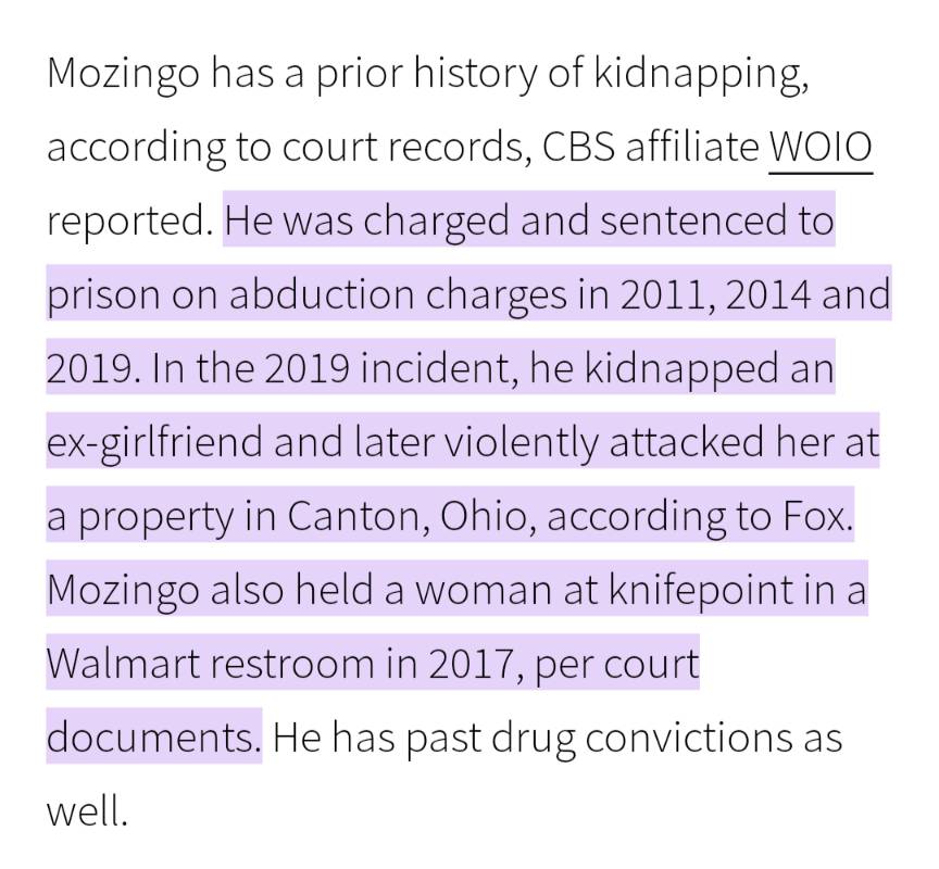 ask_aubry's tweet image. Chloe Jones was abducted by William Mozingo and held for 4 days while he brutally tortured and r*ped her. 

This was his FOURTH time! He had kidnapped 4 different women since 2011 and was on probation this last time. 

Why was he even out?