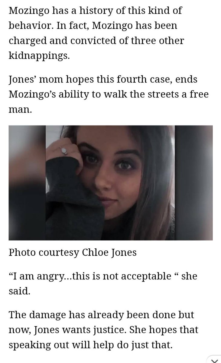ask_aubry's tweet image. Chloe Jones was abducted by William Mozingo and held for 4 days while he brutally tortured and r*ped her. 

This was his FOURTH time! He had kidnapped 4 different women since 2011 and was on probation this last time. 

Why was he even out?