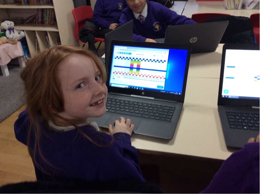 ECS_Keighley's tweet photo. Our Code Club crew had fun after school making music with Chrome Music Lab: We tried to create music linked to our year group themes, including the Titantic and Stone Age, as well as a space theme, inspired by the latest Nasa Artemis 2 mission to the moon! @NASA #chromemusiclab https://t.co/g019aPPoB2