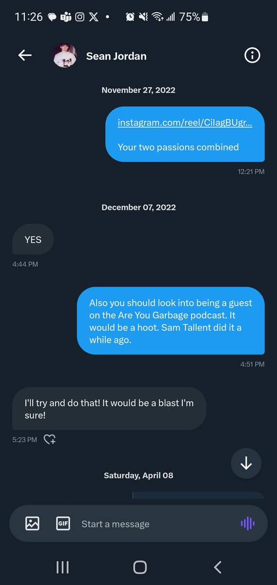 pshthatsme's tweet photo. @SeanSJordan @ianlamm @AreYouGarbage Over a year and no Sean appearances :(
@AreYouGarbage Let's get him on the show and vice versa, https://t.co/12TVQYbxTU