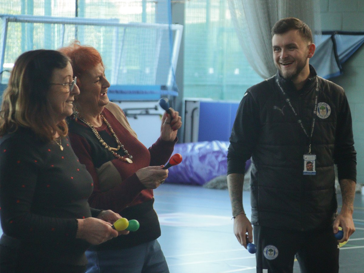 🙌 Today, we welcomed <a href="/DanspirationMTW/">Danspiration - Wigan</a> to our #ExtraTime session at <a href="/WiganYouthZone/">Wigan Youth Zone</a>!

💃🕺Participants thoroughly enjoyed keeping active and learning multiple different dances throughout the session!

#wafc 🔵⚪️